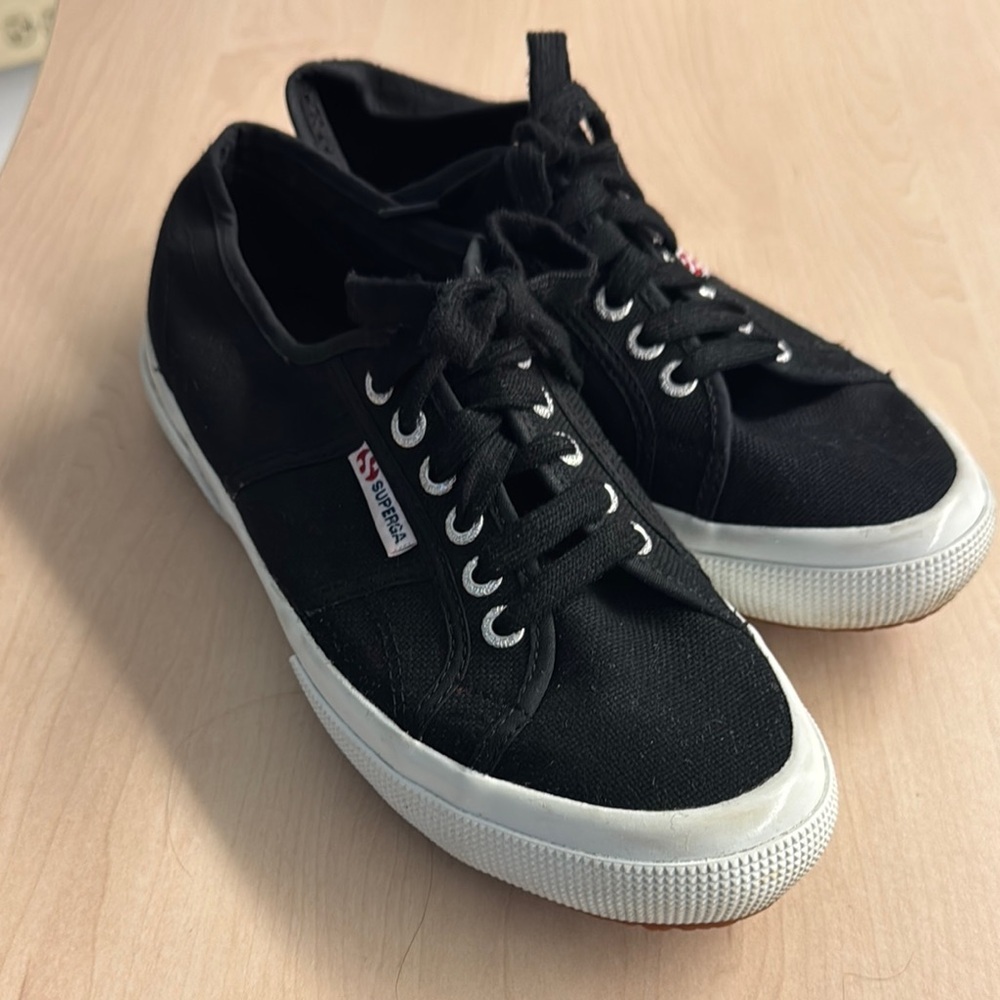 Superga 2750 Cotu Classic black canvas sneakers